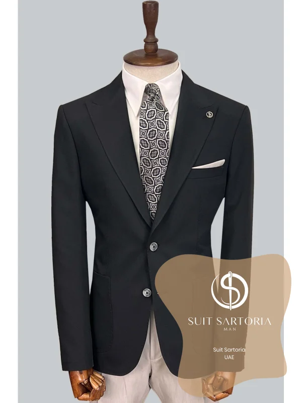 Suit Sartoria Black Suit