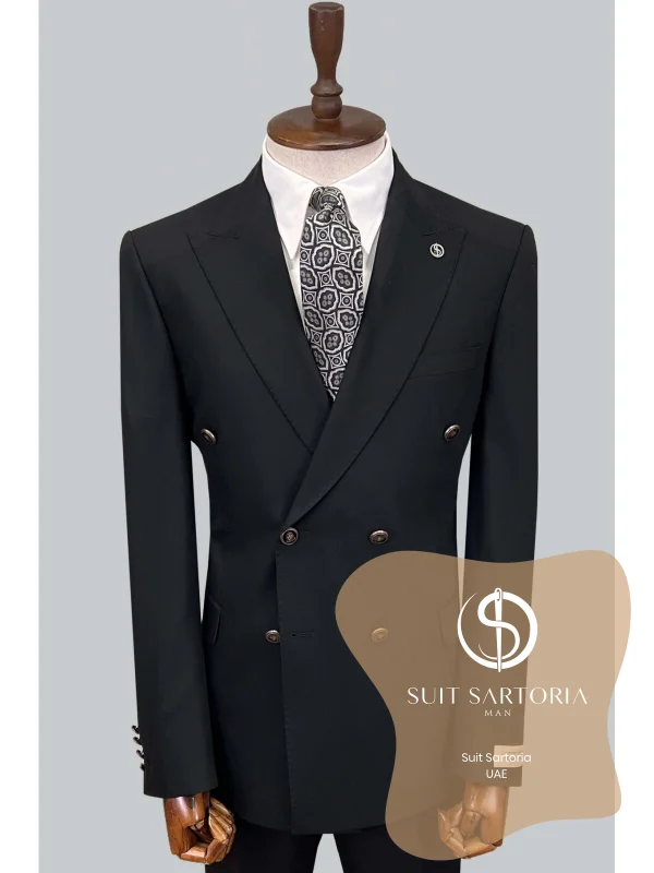 Suit Sartoria Black Suit