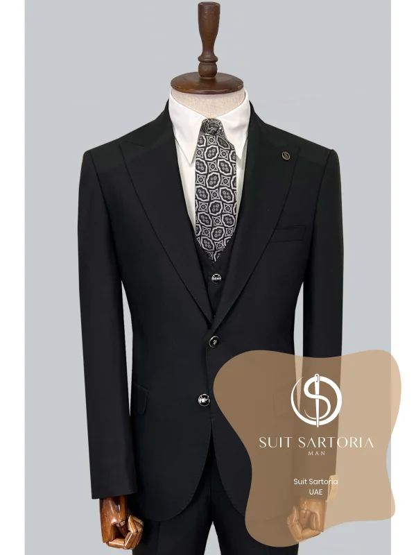 Suit Sartoria Black Suit