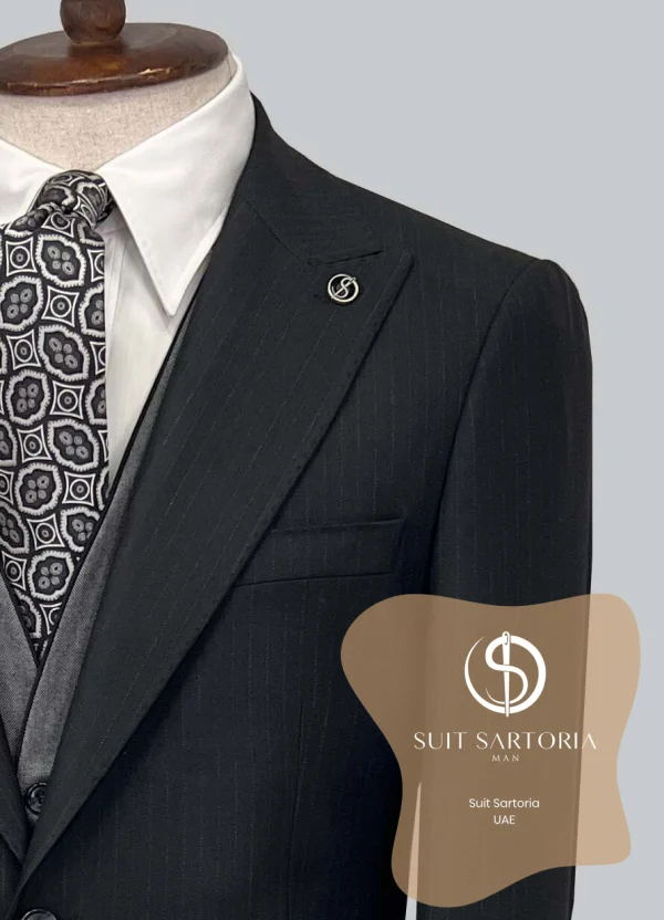 Suit Sartoria Black Suit