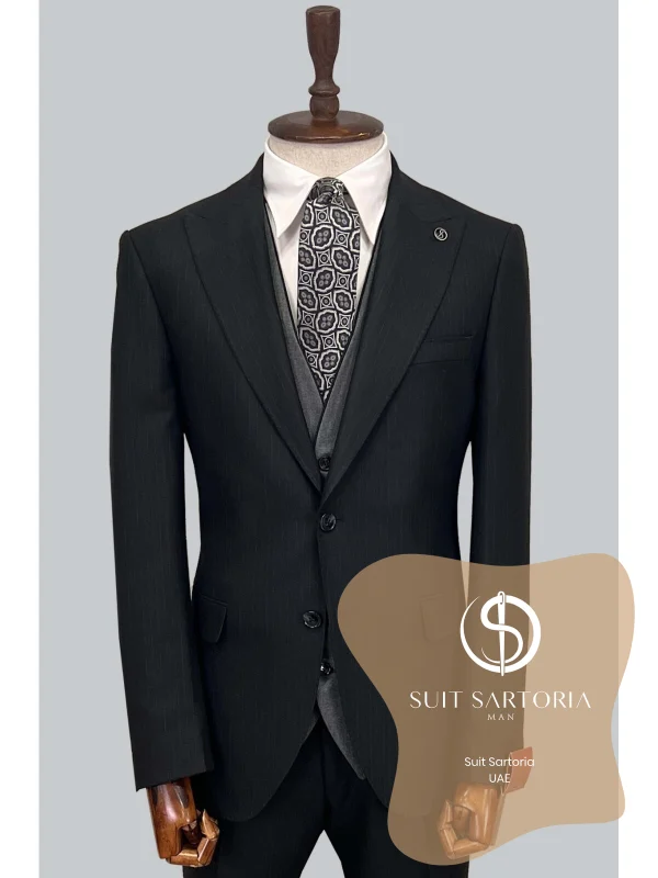 Suit Sartoria Black Suit