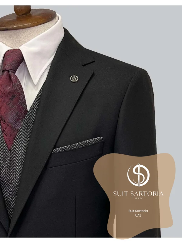 Suit Sartoria Black Suit