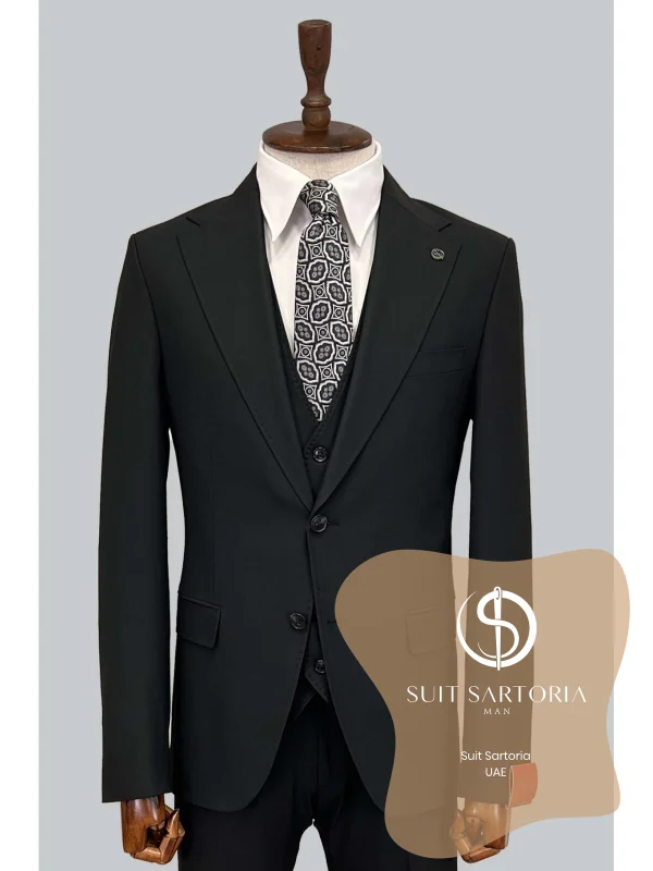 Suit Sartoria Black Suit