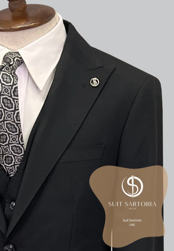 Suit Sartoria Black Suit