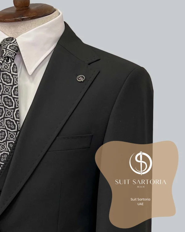 Suit Sartoria Black Suit