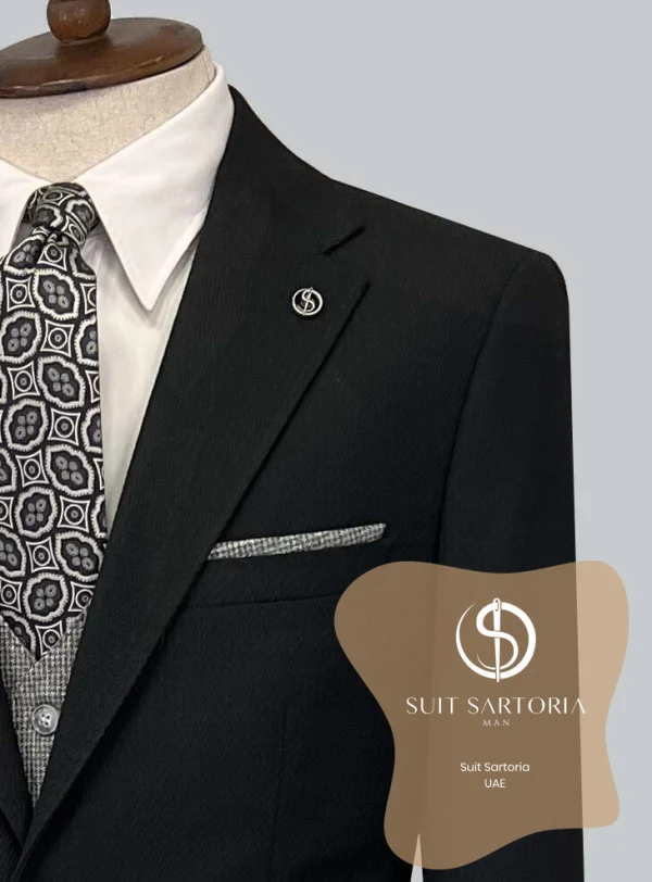 Suit Sartoria Black Suit