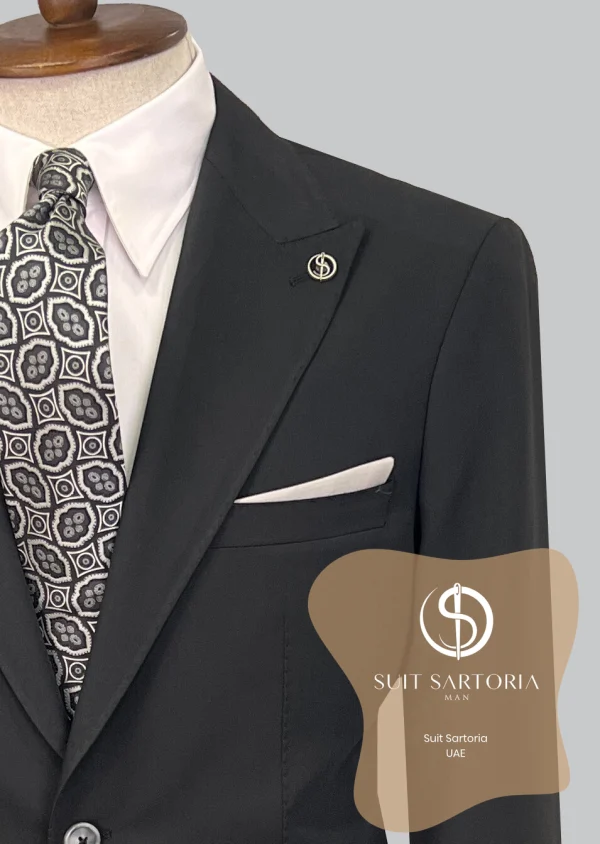 Suit Sartoria Black Suit