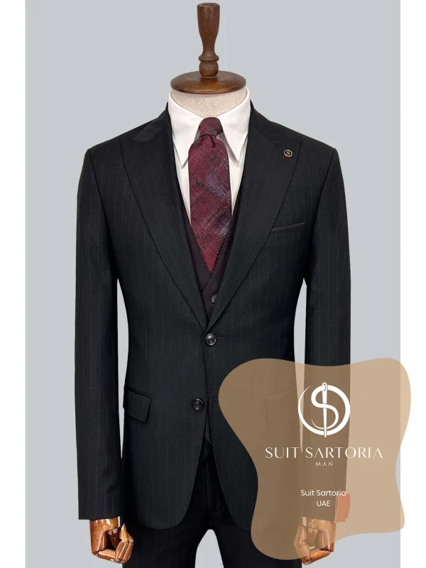 Suit Sartoria Black Suit