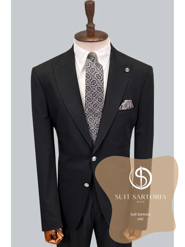 Suit Sartoria Black Suit