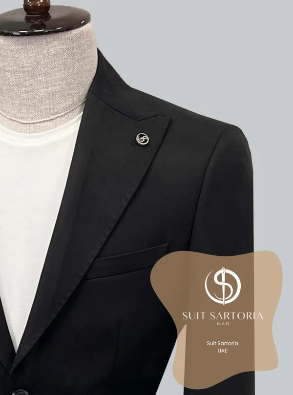 Suit Sartoria Black Suit