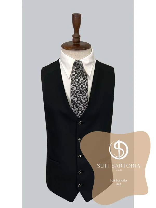 Suit Sartoria Black Suit