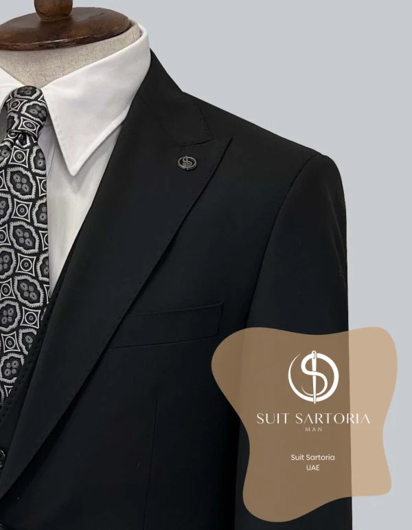 Suit Sartoria Black Suit