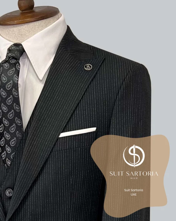 Suit Sartoria Black Suit