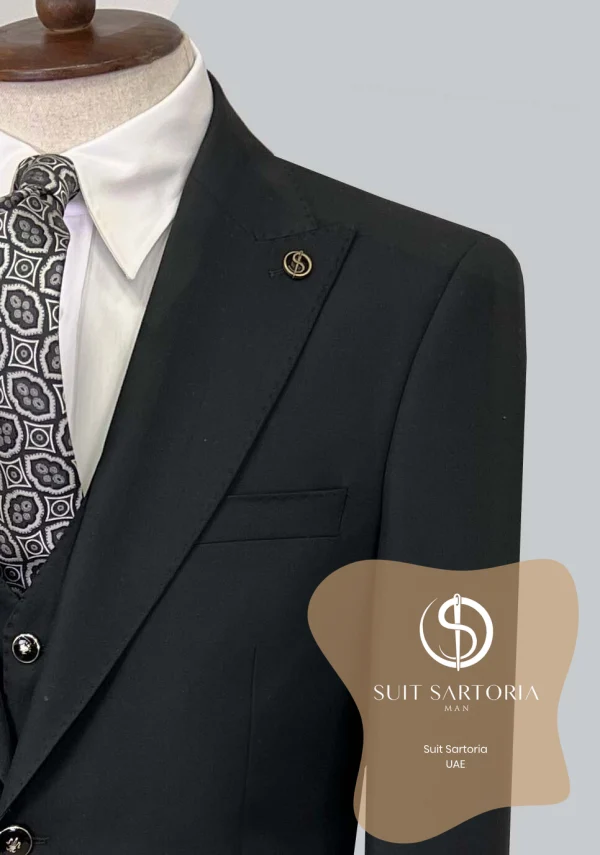 Suit Sartoria Black Suit