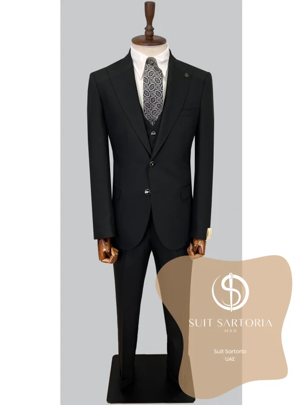 Suit Sartoria Black Suit