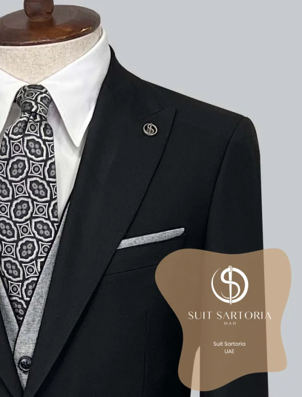 Suit Sartoria Black Suit