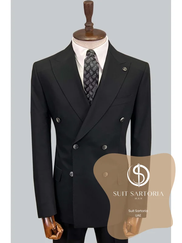 Suit Sartoria Black Suit