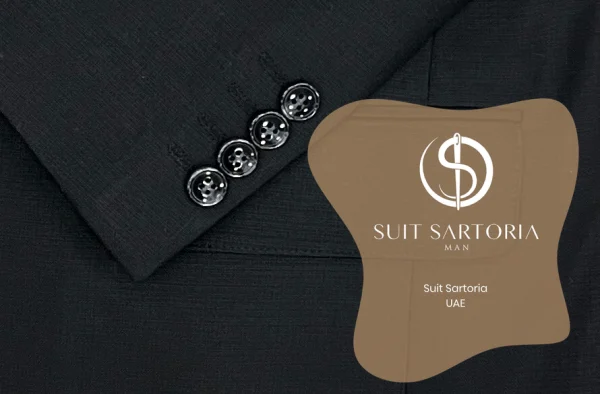 Suit Sartoria Black Suit With Reversible Vest