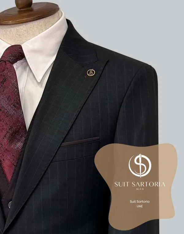 Suit Sartoria Black Suit