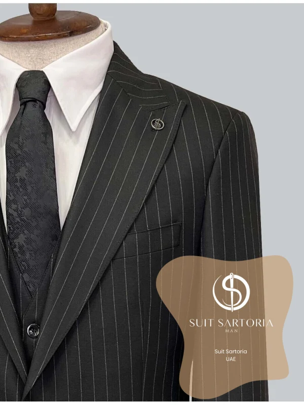 Suit Sartoria Black Suit