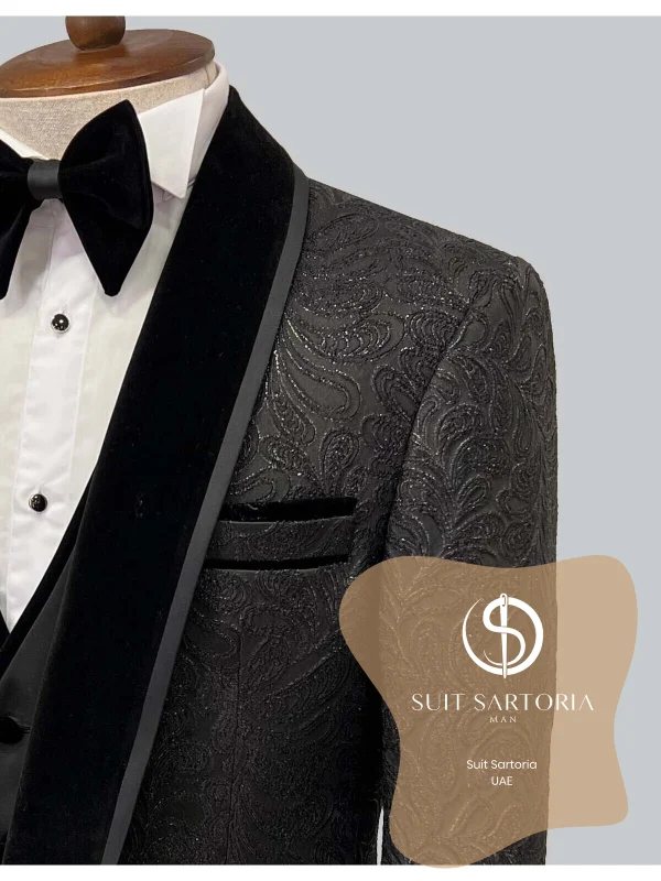 Suit Sartoria Black Tuxedo