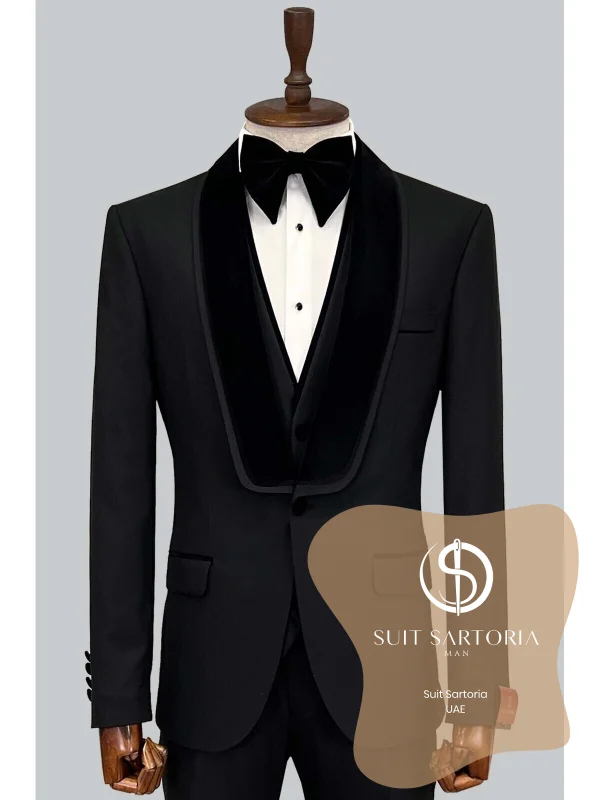 Suit Sartoria  Black Tuxedo