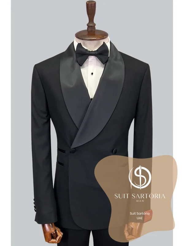 Suit Sartoria Black Tuxedo