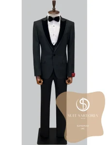 suit sartoria uae black tuxedo 2Ql5Az