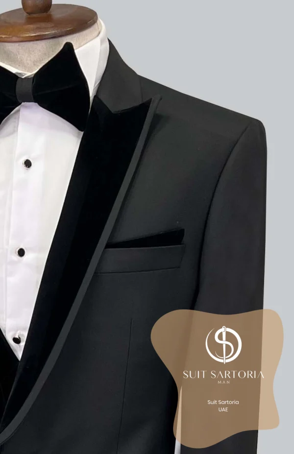 Suit Sartoria Black Tuxedo