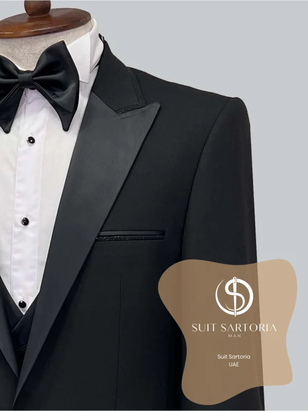 Suit Sartoria Black Tuxedo