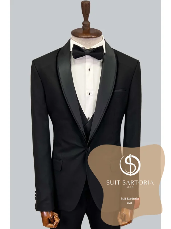 Suit Sartoria Black Tuxedo