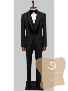 suit sartoria uae black tuxedo 4cHHbR