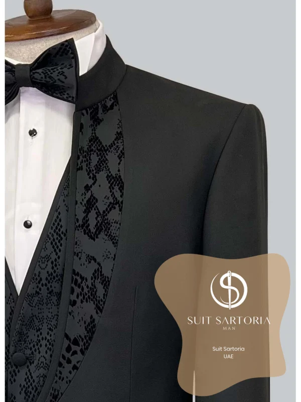 Suit Sartoria Black Tuxedo