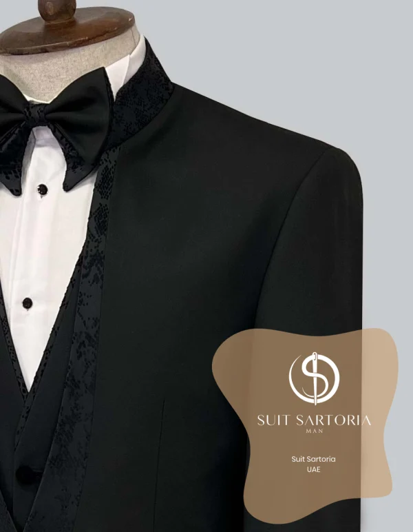 Suit Sartoria Black Tuxedo