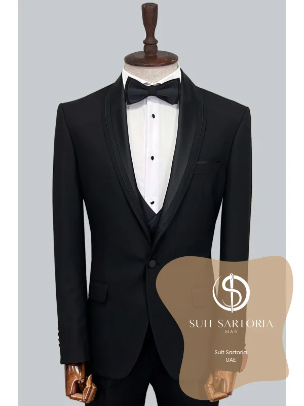 Suit Sartoria Black Tuxedo