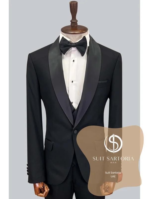 Suit Sartoria Black Tuxedo