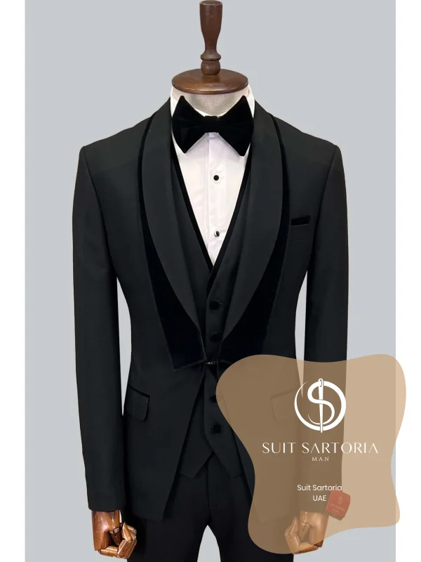 Suit Sartoria Black Tuxedo