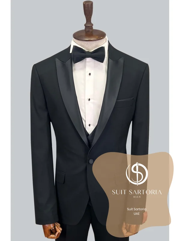 Suit Sartoria Black Tuxedo