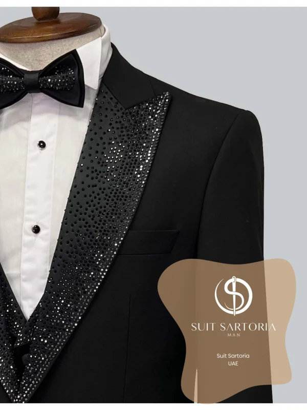 Suit Sartoria Black Tuxedo