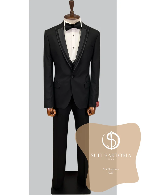 Suit Sartoria Black Tuxedo