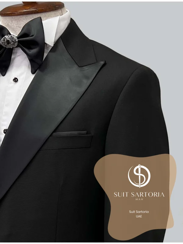 Suit Sartoria Black Tuxedo