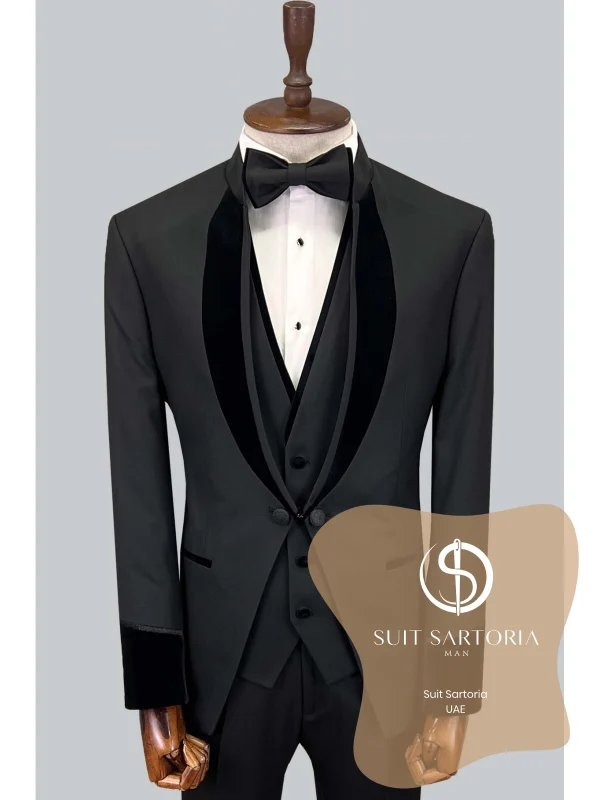 Suit Sartoria Black Tuxedo