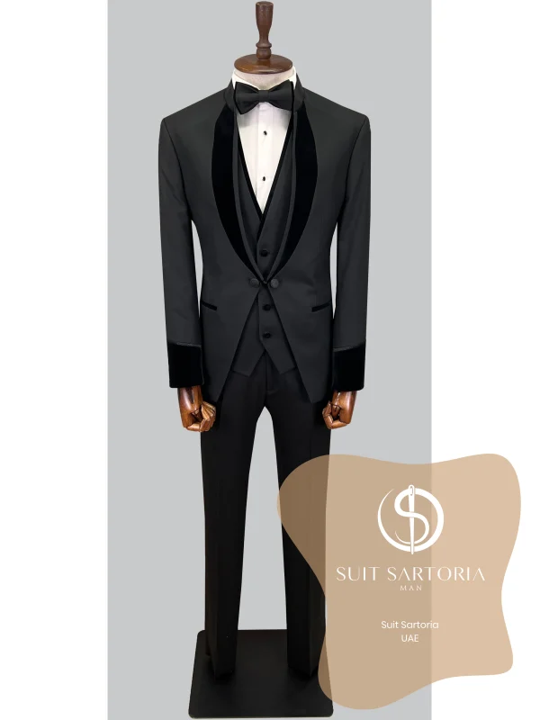 Suit Sartoria Black Tuxedo