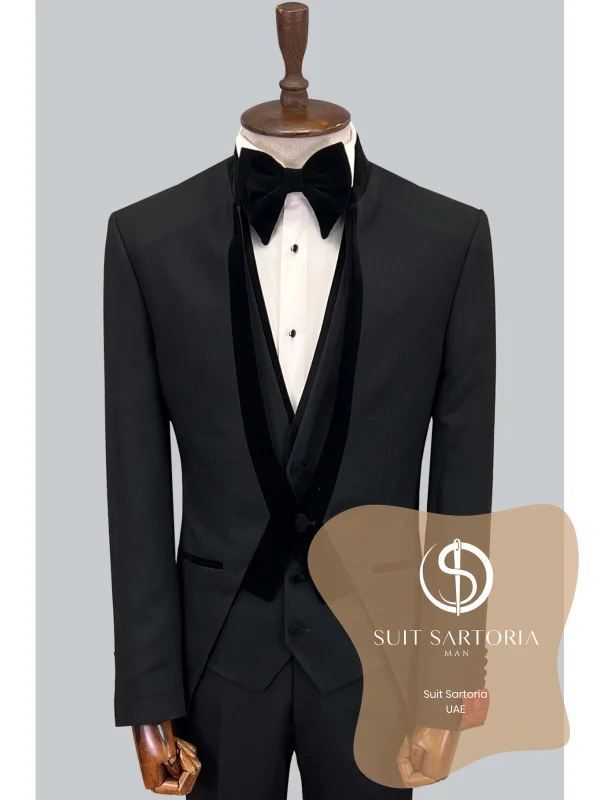 Suit Sartoria Black Tuxedo