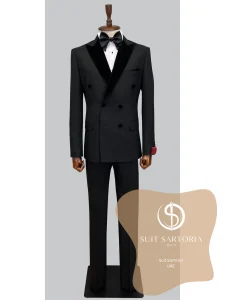 suit sartoria uae black tuxedo C3zyDX