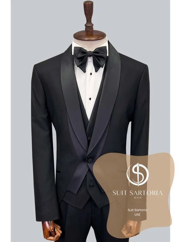 Suit Sartoria Black Tuxedo