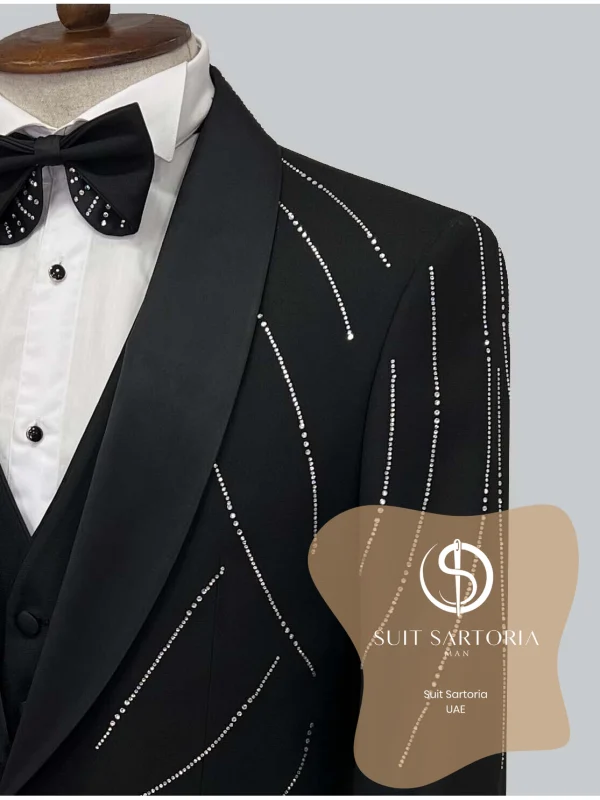 Suit Sartoria Black Tuxedo