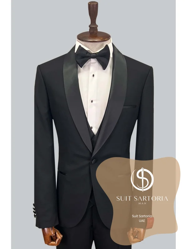 Suit Sartoria Black Tuxedo