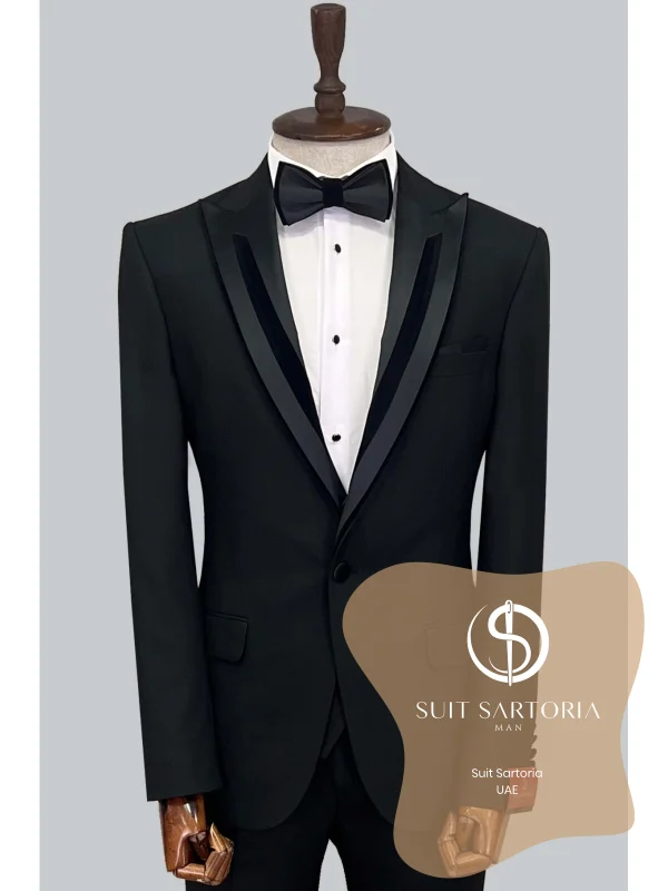 Suit Sartoria Black Tuxedo