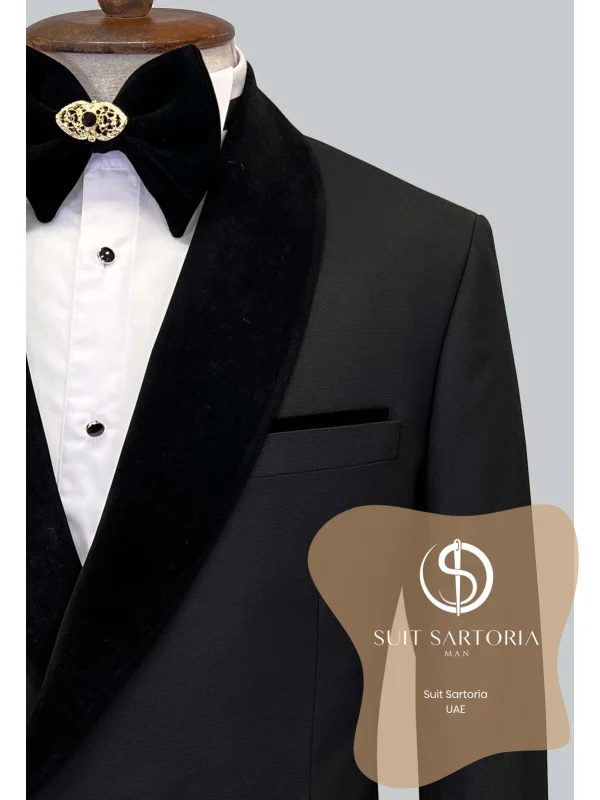 Suit Sartoria Black Tuxedo